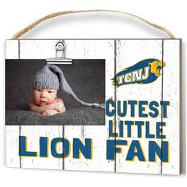 Jardine - College of New Jersey Lions 16" x 22" Cutest Little Weathered Logo Frame - White