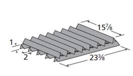 Music City Metals - MCM919981339 heat plate porc stl 23.375 x 15.875 W grates heat plates and angles