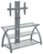 Front Zoom. Calico Designs - Futura 3-Tier TV Stand with Tower for Most Flat-Panel TVs Up to 46" - Silver.