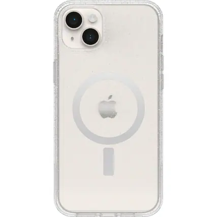 Front. OtterBox - Symmetry Series+ for MagSafe Hard Shell for Apple iPhone 14 Plus - Stardust.