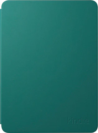 Front. Amazon - Kindle Paperwhite and Kindle Colorsoft Signature Edition Plant-Based Leather Case - Lightweight, Protective Cover - Jade.