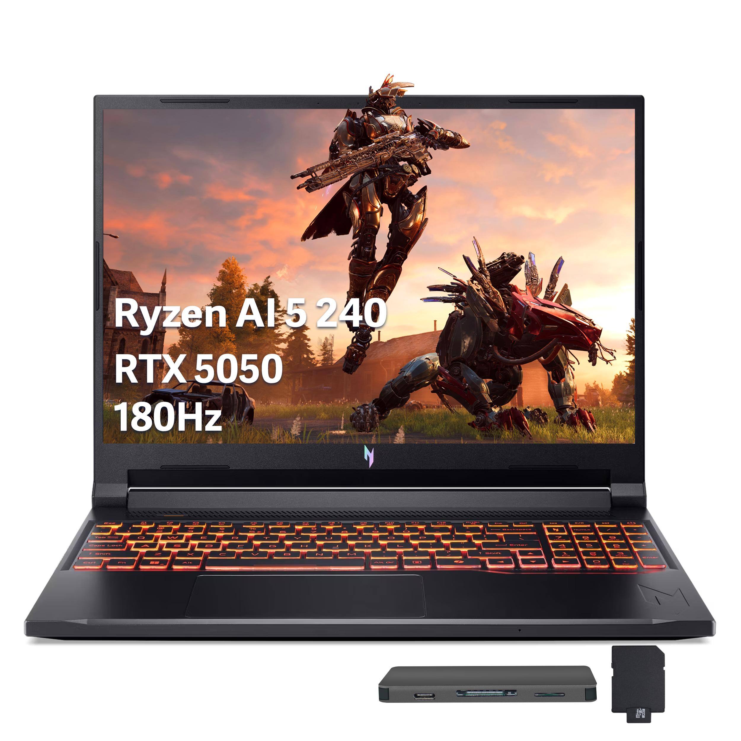 Acer Nitro V16 16'' Gaming Laptop,AMD Ryzen 5 240,32GB RAM,2TB SSD