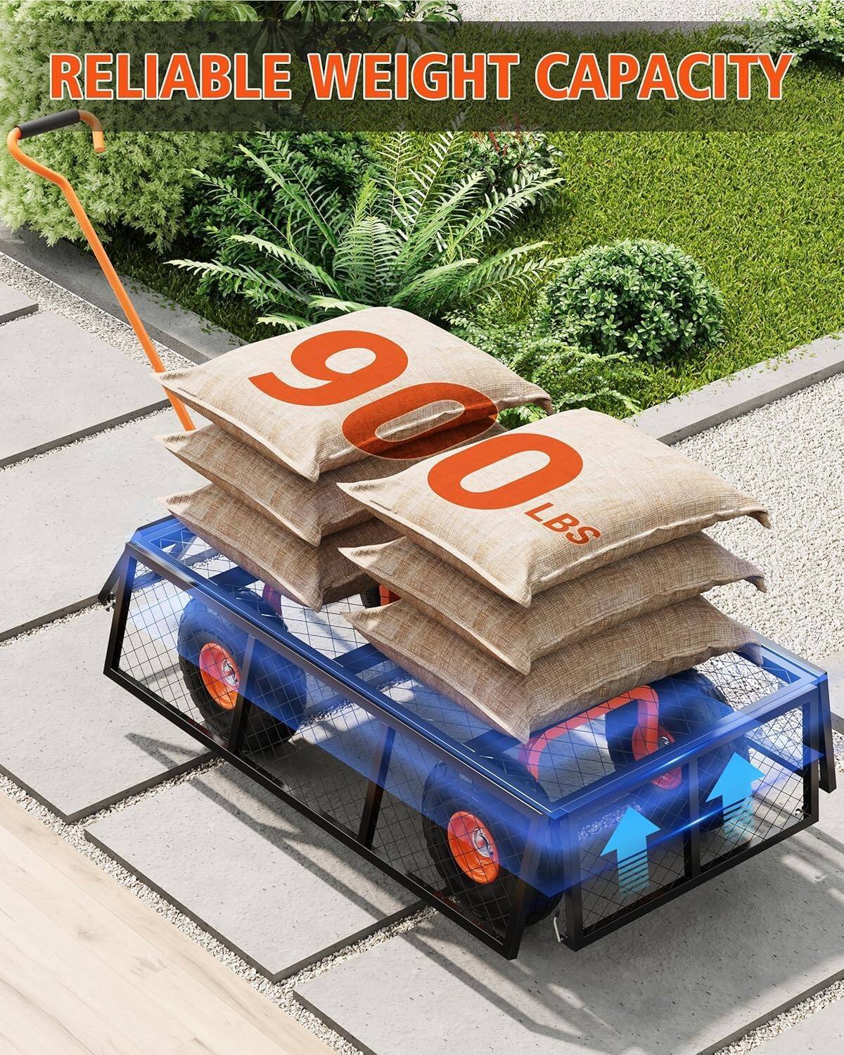 RELIABLE WEIGHT CAPACITY  
900 LBS