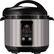 Front Standard. The Sharper Image - 5-Qt. Pressure Cooker - Stainless-Steel.
