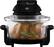 Front Standard. The Sharper Image - 12-1/2-Qt. Super Wave Oven - Black/Clear.