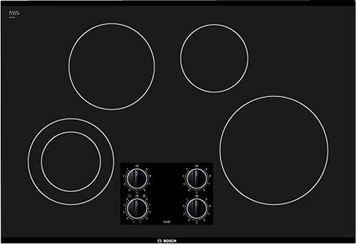  Bosch - 300 Series 30&quot; Built-In Electric Cooktop - Black