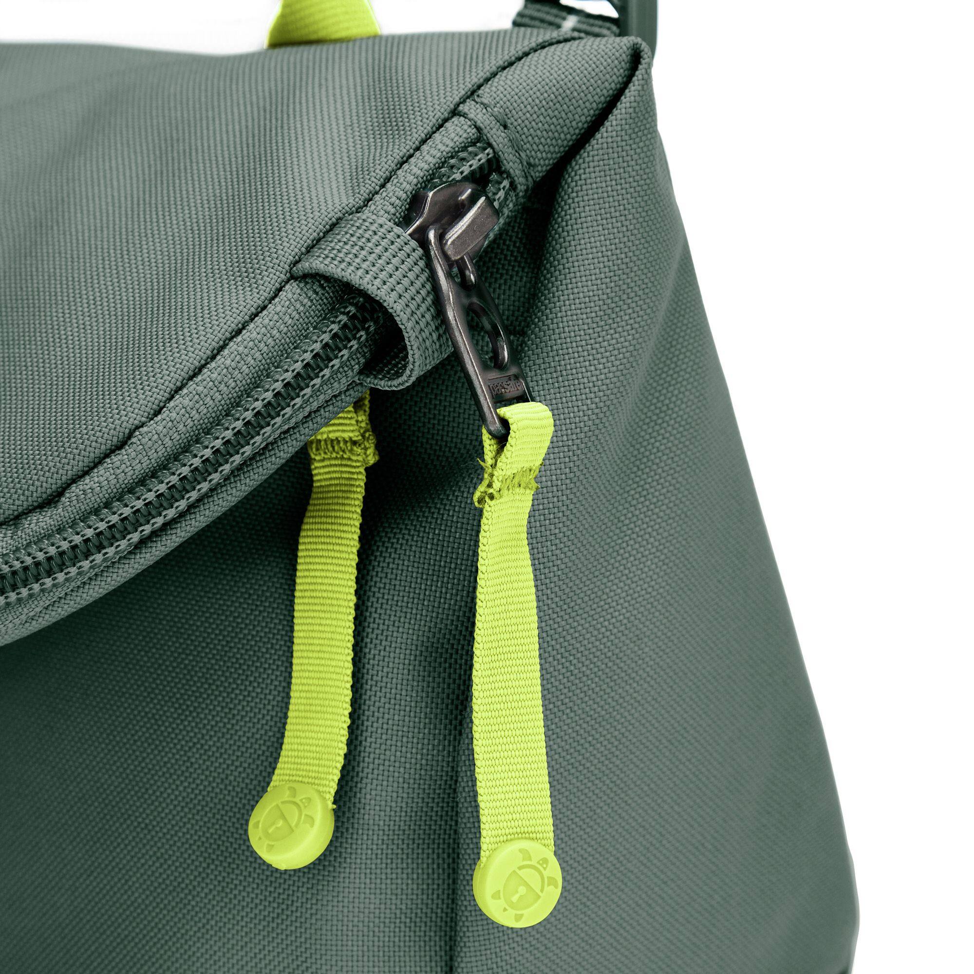 Alt View 3. Pacsafe - GO Saddle Crossbody - Spruce Green.