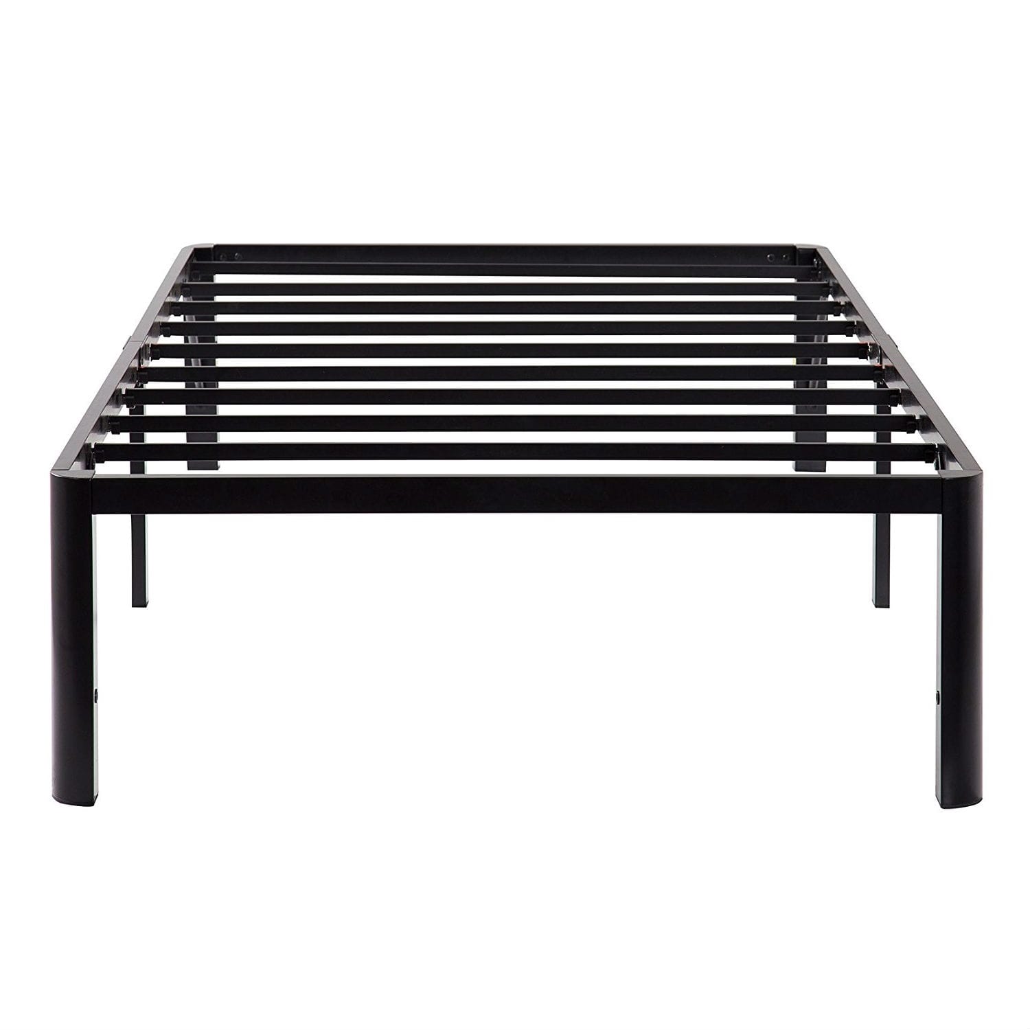 Hivvago - Twin XL Heavy Duty Metal Platform Bed Frame - Black