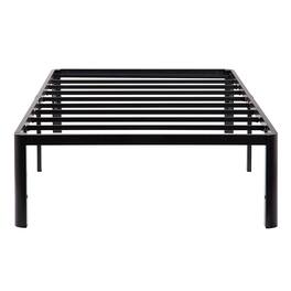 Hivvago - Twin XL Heavy Duty Metal Platform Bed Frame - Black