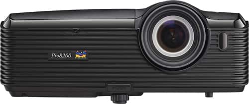 Front. ViewSonic - 1080p DLP Projector - Black.