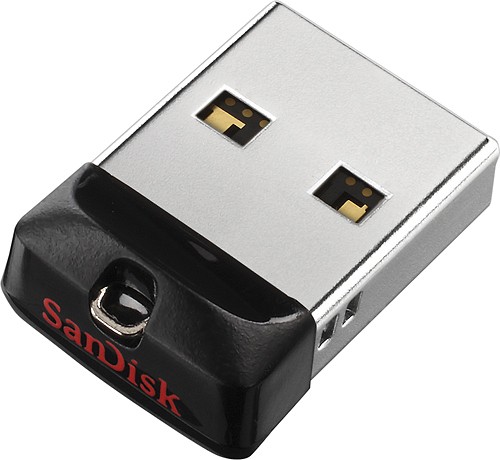 Opera mistænksom Rød Best Buy: SanDisk Cruzer Fit 8GB USB Flash Drive SDCZ33-008G-A11