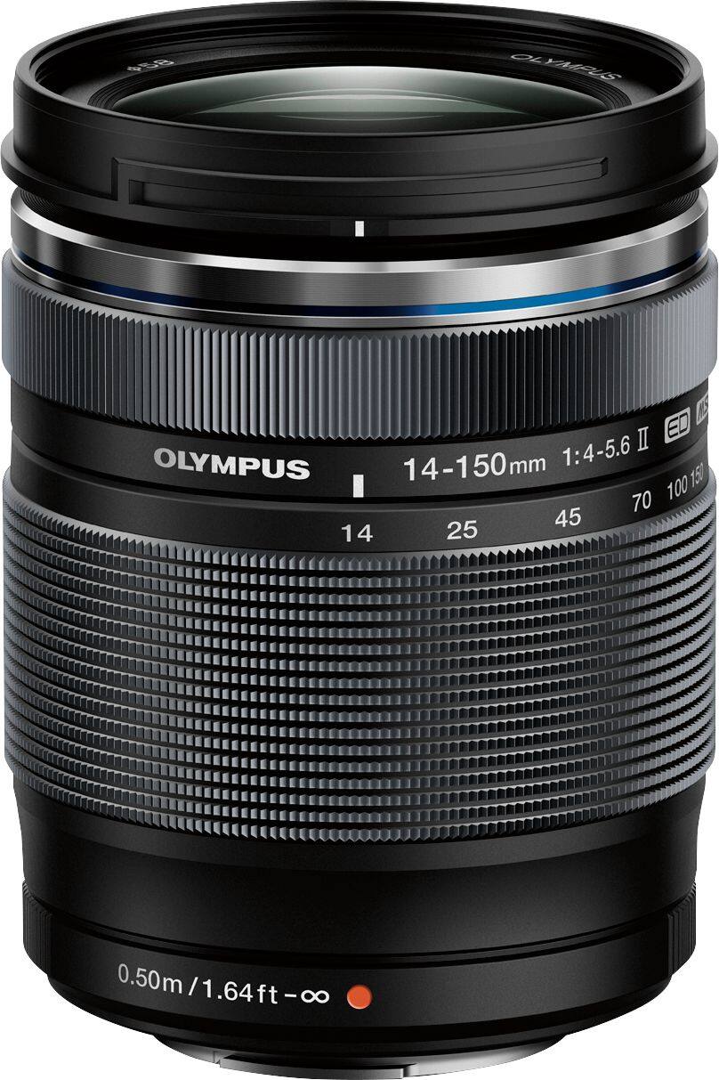 Front. Olympus - m.Zuiko ED 14-150mm f/4.0-5.6 II Wide-Angle-to-Telephoto Lens - Black.