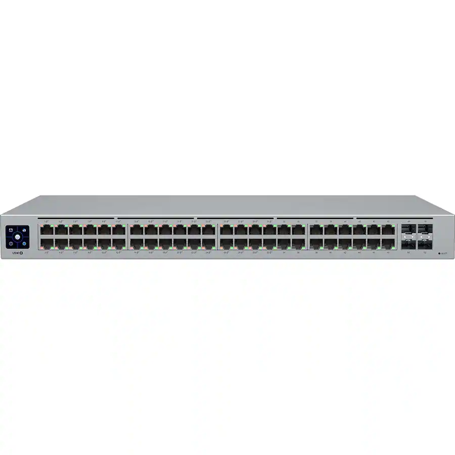 Ubiquiti 48 Port Gigabit PoE+ Compliant Managed Switch USW 48 POE Gray ...