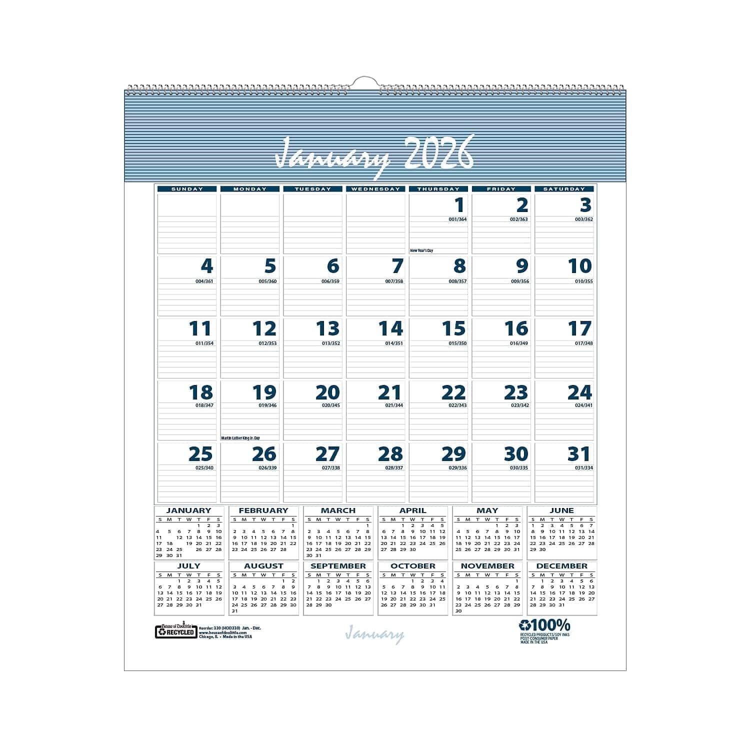 January 2026

MONDAY TO SUNDAY

1 2 3
001/094 002/951 003/962

4 5 6 7 8 9 10
004/971 005/980 006/989 007/998 008/007 009/016 010/025

11 12 13 14 15 16 17
011/034 012/043 013/052 014/061 015/070 016/079 017/088

18 19 20 21 22 23 24
018/097 019/106 020/115 021/124 022/133 023