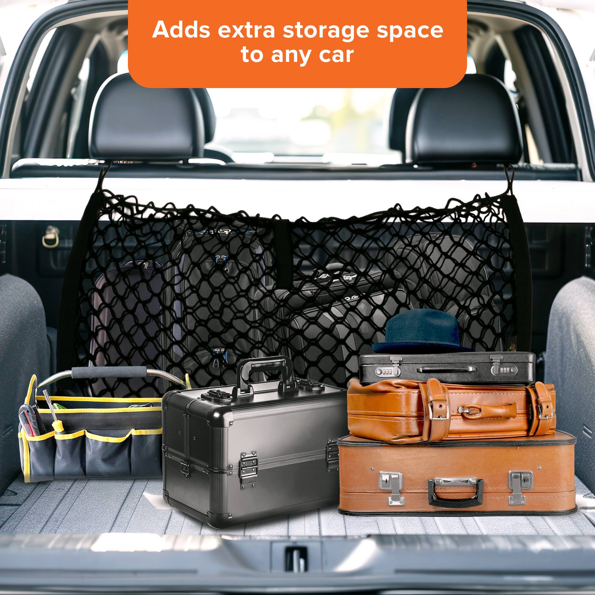 Adds extra storage space to any car