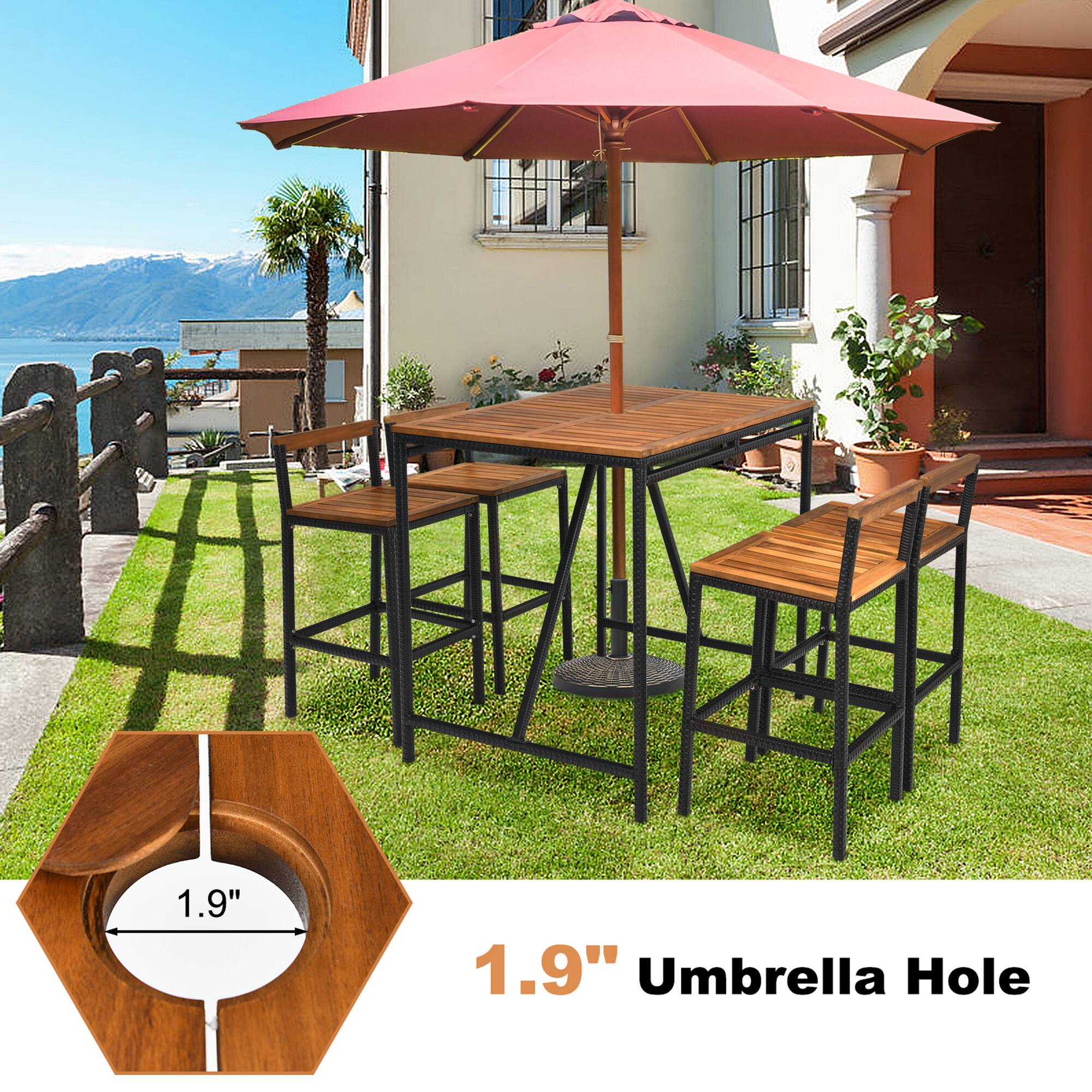 1.9" Umbrella Hole