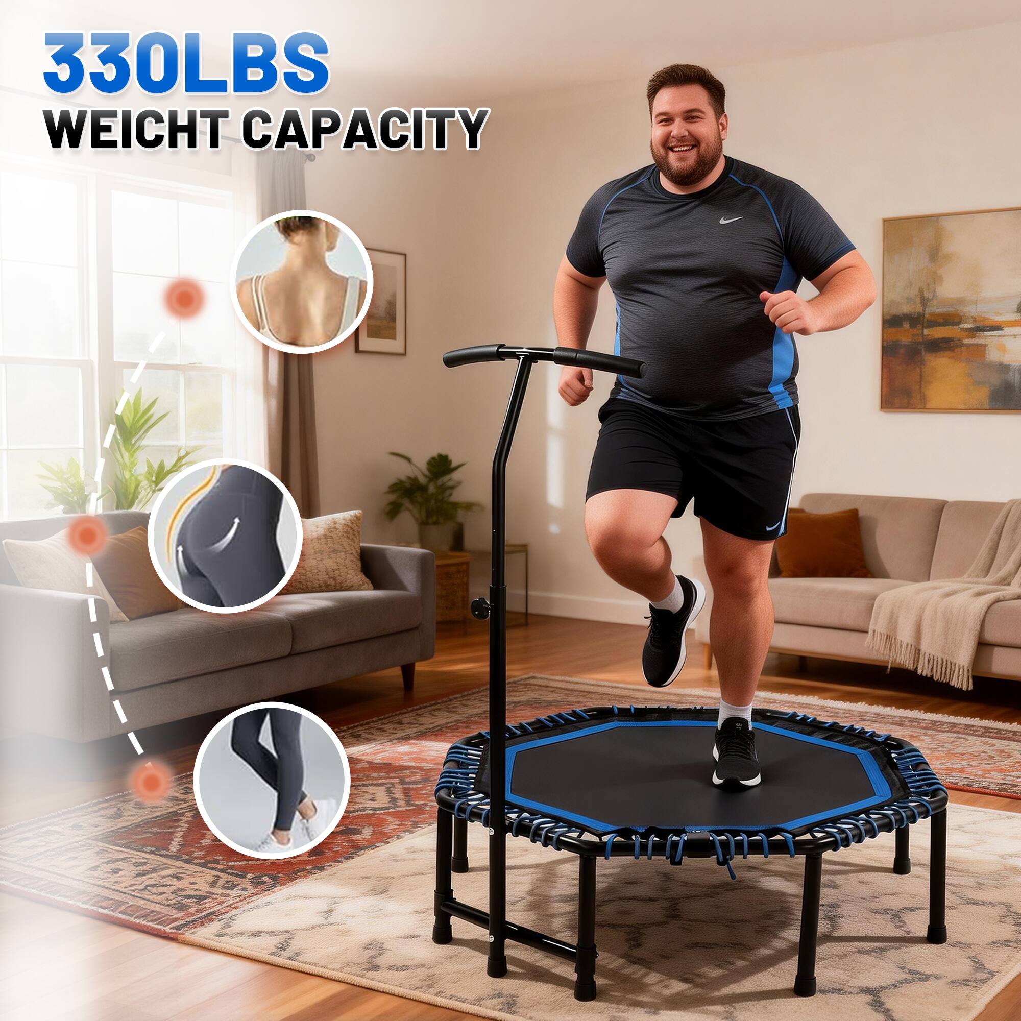 330LBS  
WEIGHT CAPACITY