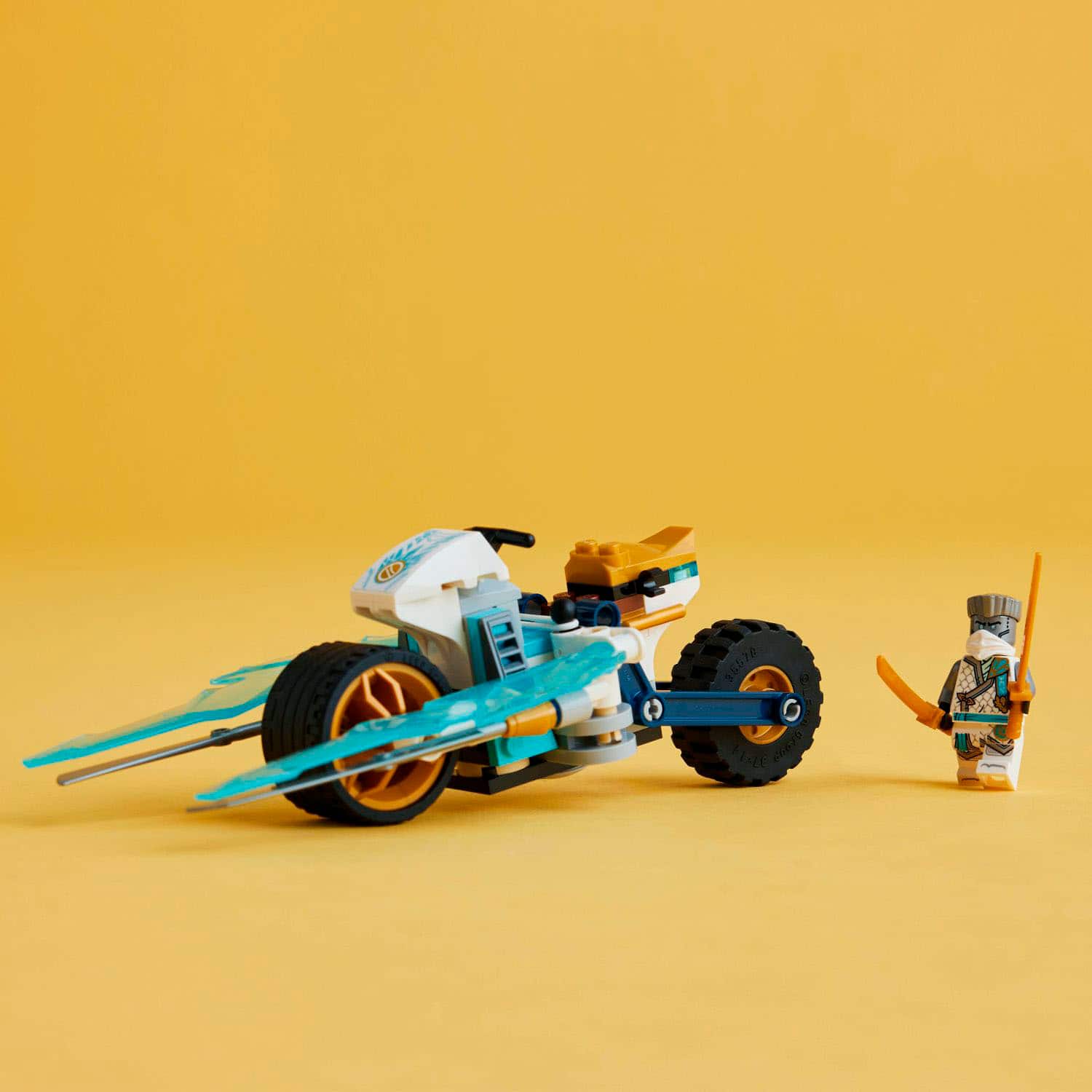 LEGO NINJAGO Zane's Ice Motorcycle Toy Set, Ninja Gift 71816