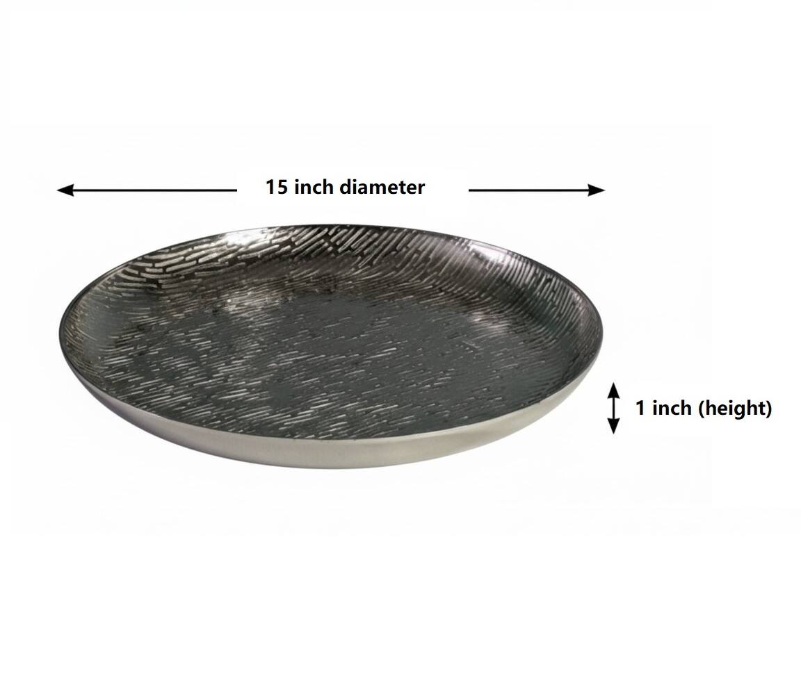 15 inch diameter 1 inch (height)