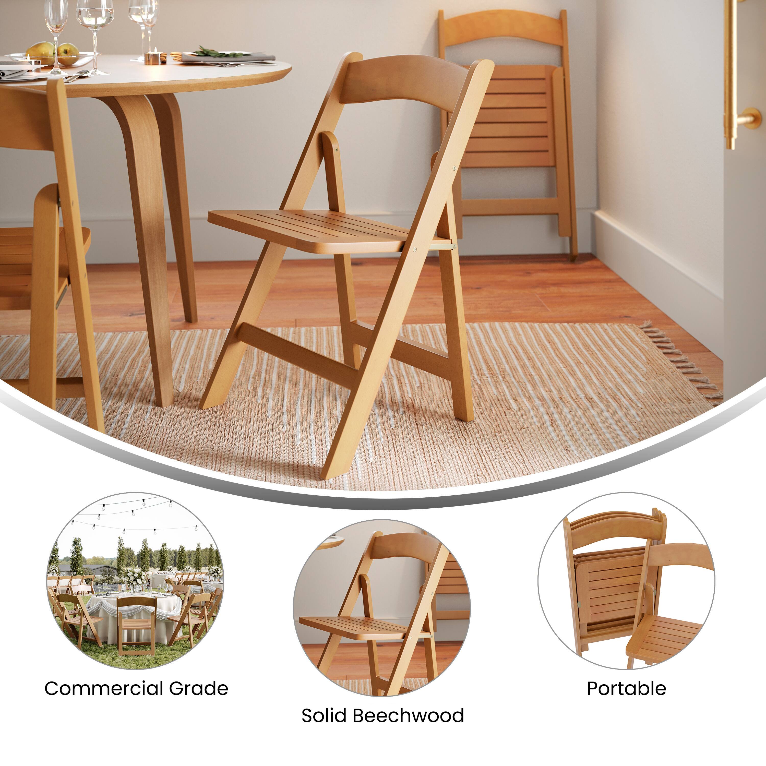 Commercial Grade Solid Beechwood Portable