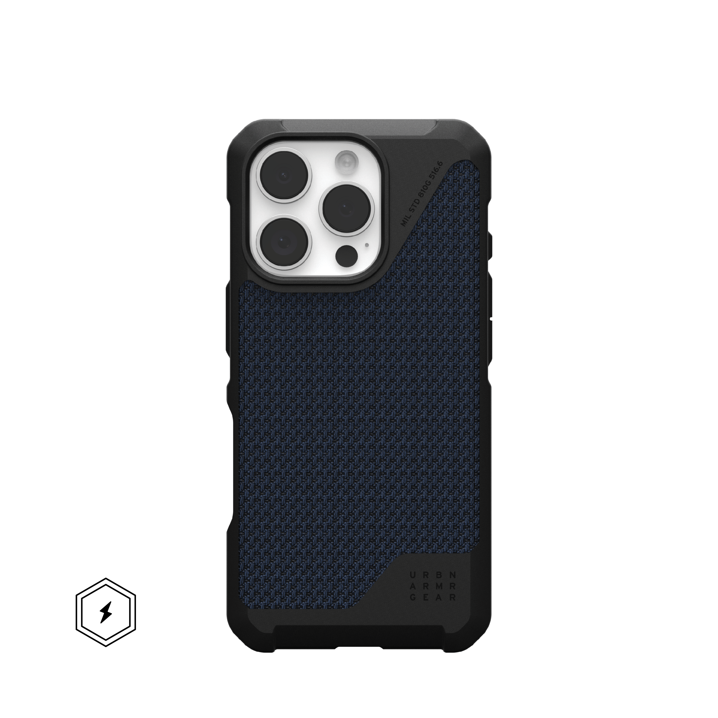 UAG - Metropolis LT Series Case with Magsafe for Apple iPhone 16 Pro - Kevlar Mallard - Front_Zoom