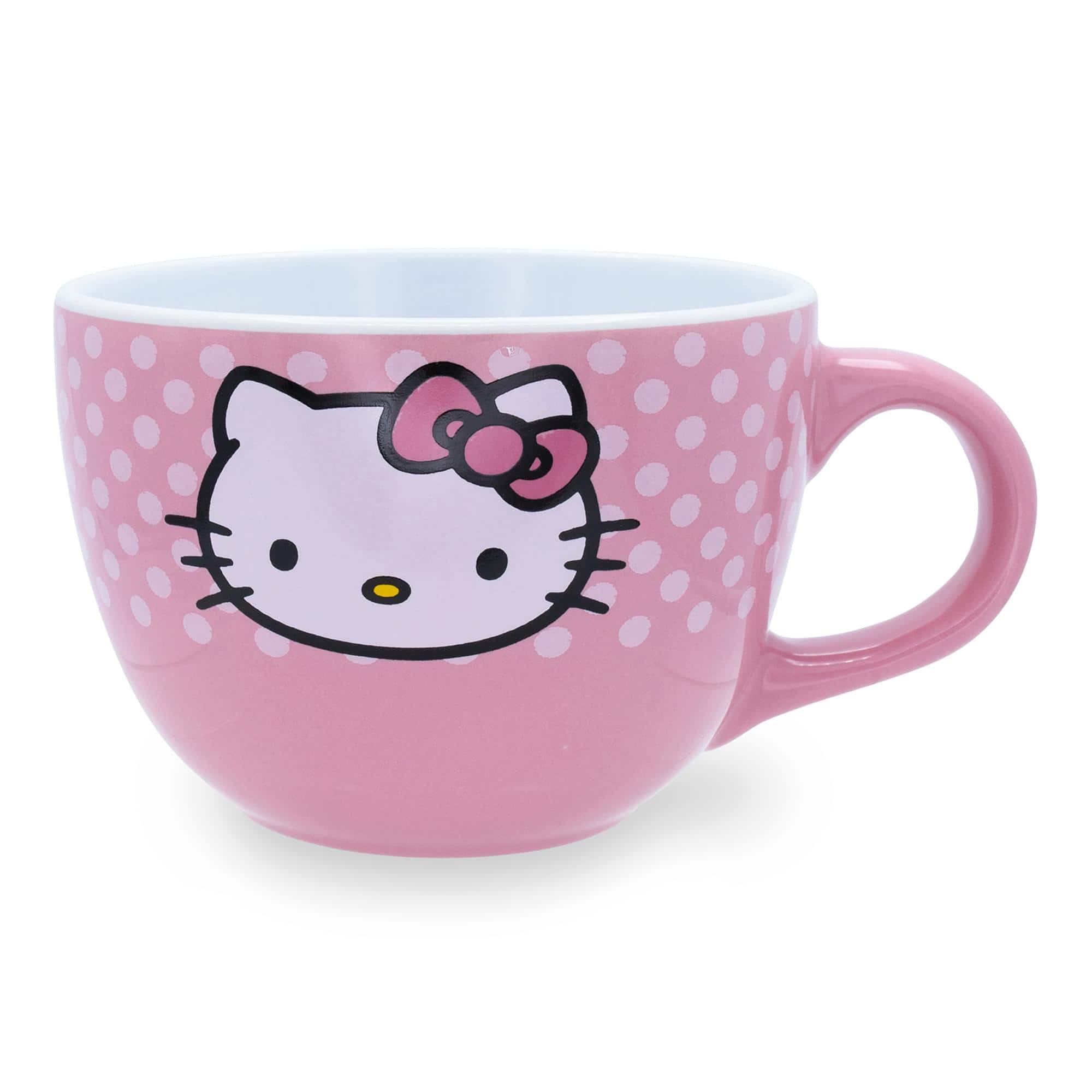 Silver Buffalo - Sanrio Hello Kitty Polka Dots Ceramic Soup Mug | Holds 24 Ounces - Pink price history on PriceWatchPro
