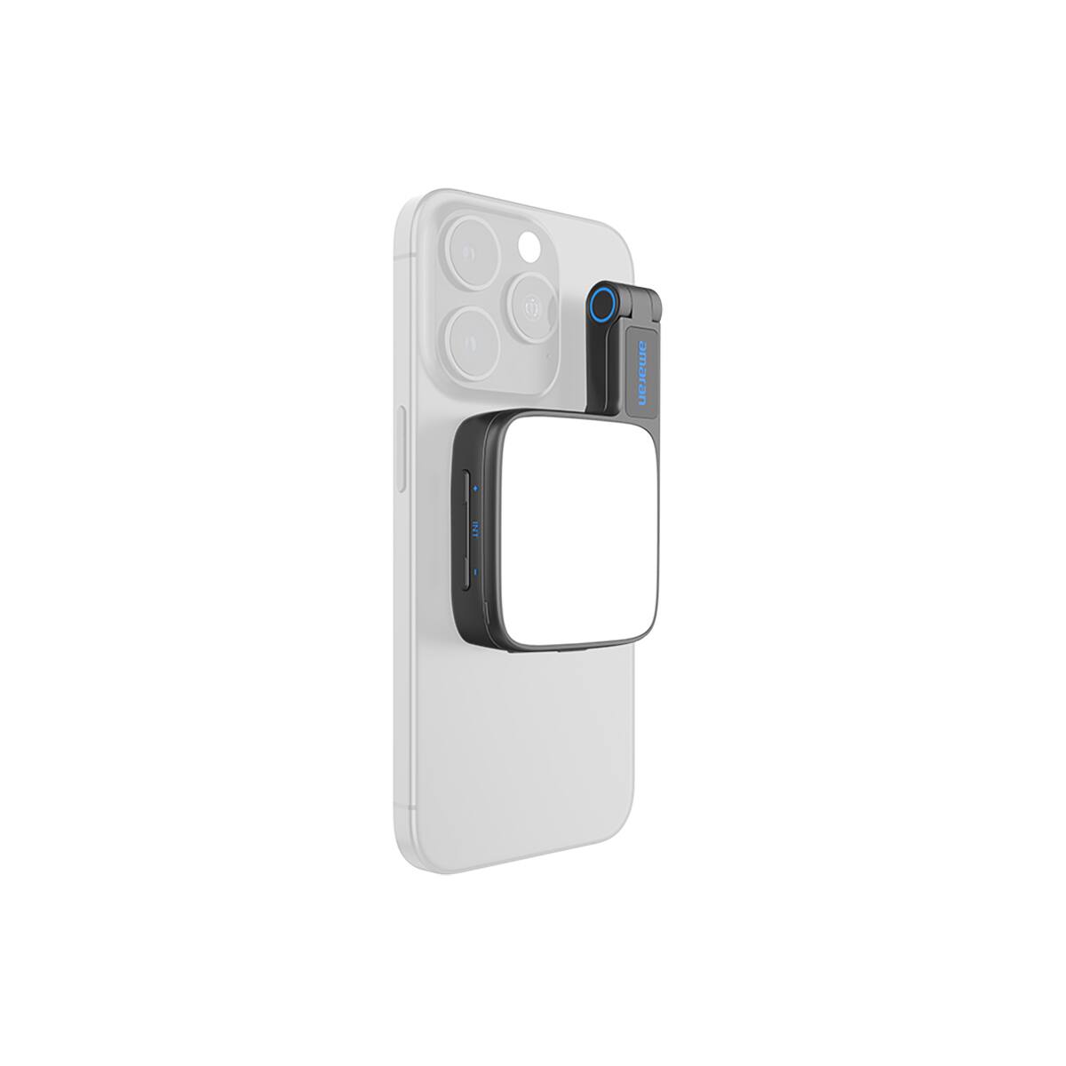 Alt View 6. Amaran - amaran Go Bi-Color Ultra Compact Mini Phone Light, Charcoal.
