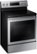 Angle. Samsung - 5.9 cu. ft. Freestanding Electric Convection Range - Stainless steel.