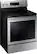 Angle. Samsung - 5.9 cu. ft. Freestanding Electric Convection Range - Stainless steel.