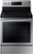 Front. Samsung - 5.9 cu. ft. Freestanding Electric Convection Range - Stainless steel.