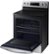 Alt View 14. Samsung - 5.9 cu. ft. Freestanding Electric Convection Range - Stainless steel.