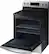 Alt View 14. Samsung - 5.9 cu. ft. Freestanding Electric Convection Range - Stainless steel.