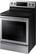 Left. Samsung - 5.9 Cu. Ft. Self-Cleaning Freestanding Electric Convection Range - Stainless steel.