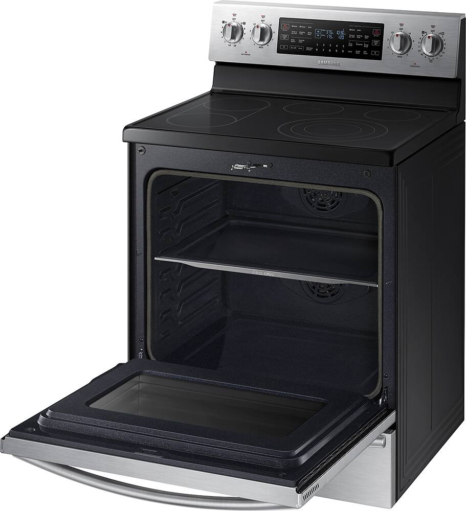 Best Buy: Samsung 5.9 cu. ft. Freestanding Flex Duo™ Electric Range ...