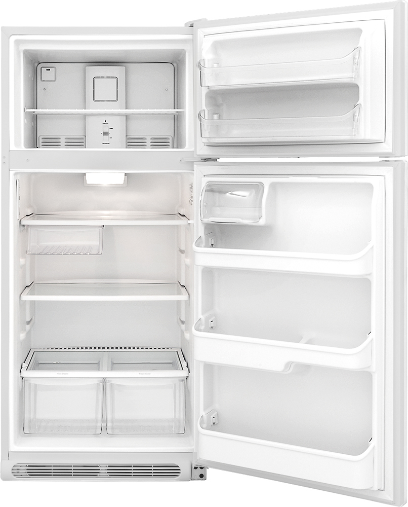 Questions and Answers: Frigidaire 20.5 Cu. Ft. Top-Freezer Refrigerator ...