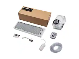 Phanteks - Glacier EZ-Fit 360 Soft-KIT, CPU Block, Reservoir, 360x30mm Rad, RGB, 16mm Fittings - White