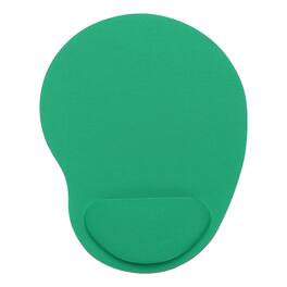 Unique Bargains - Ergonomic Gel Mouse Pad with Wrist Rest Support Memory Foam Mat Non-Slip Base for Office Computers Laptop Keyboard Home - Dark Green