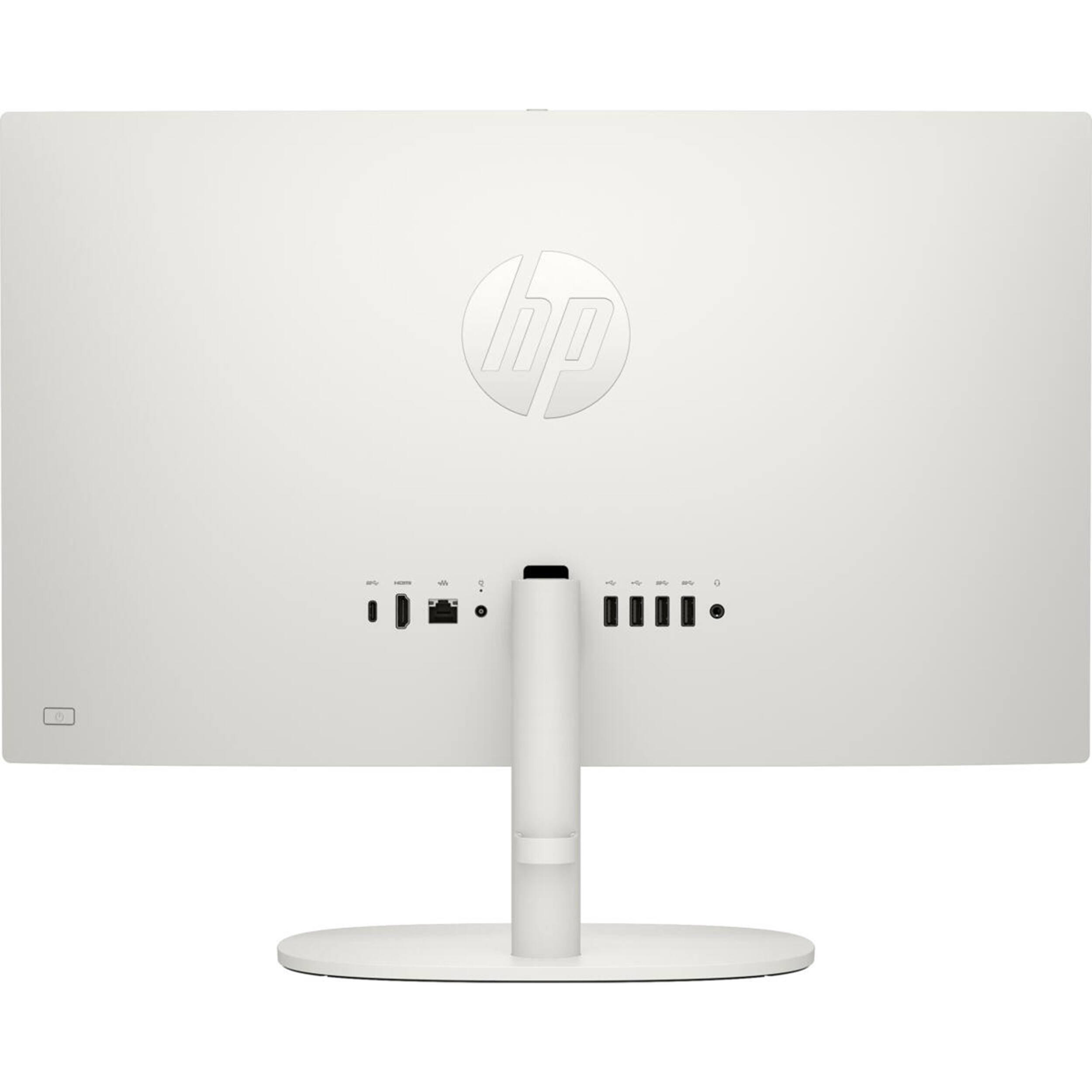 Alt View 5. HP - HP 21.5" FHD All-in-One Desktop,Intel Celeron J4025,32GB RAM,2TB SSD,Win 11 Pro,Cashmere White - Cashmere White.