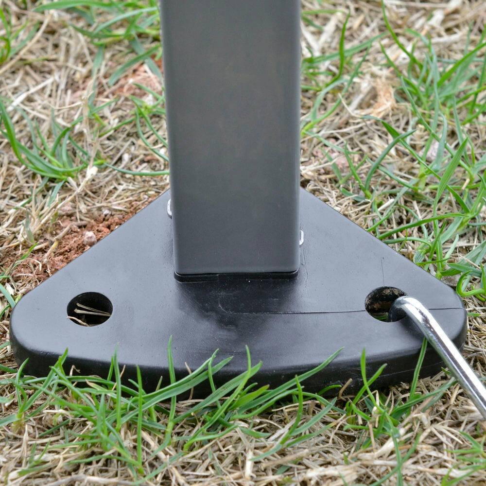 Alt View 4. Spaco - Spaco 13' x 11' Hexagonal Pop Up Gazebo,6 Sidewall Netting,Adjustable Height - Dark Brown.