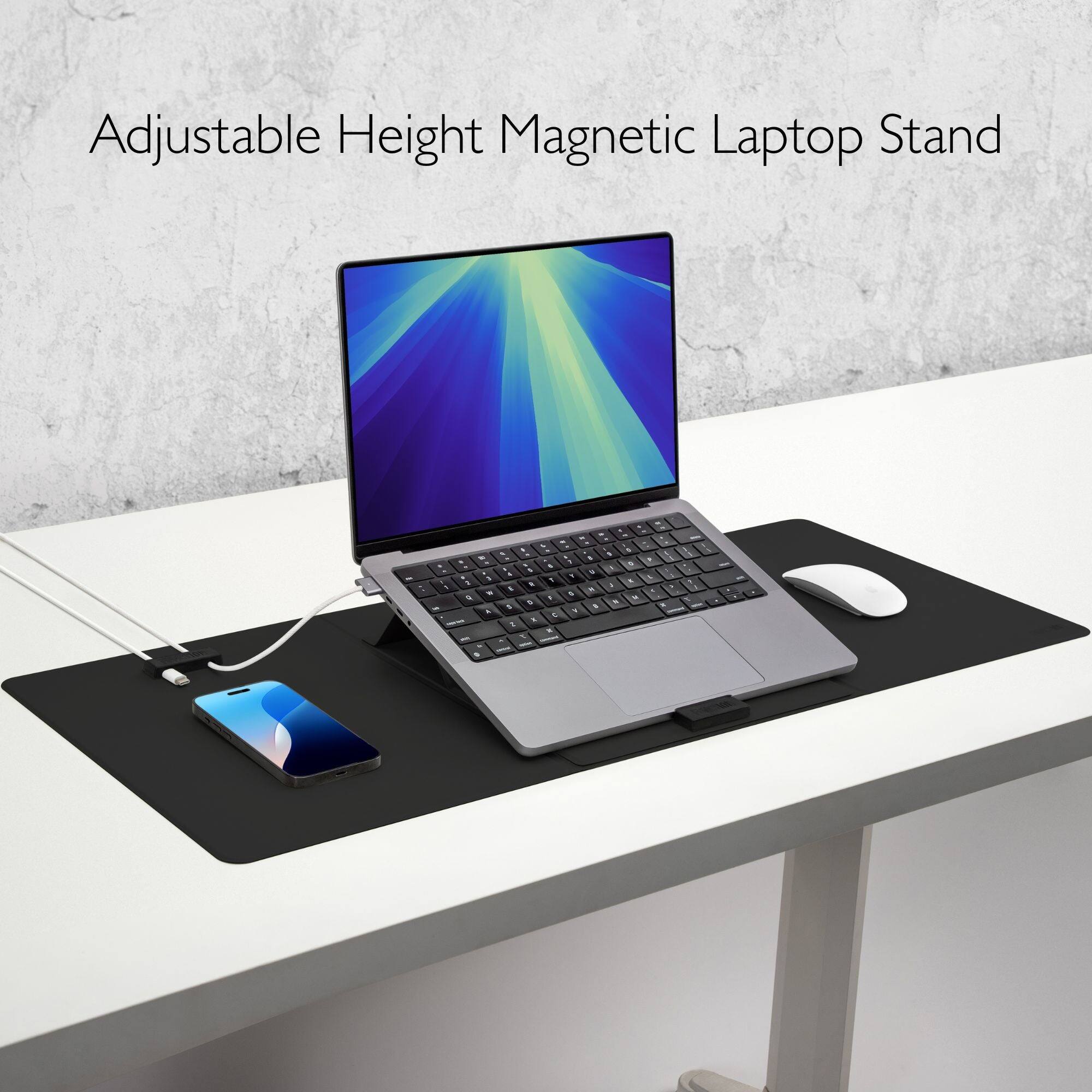 Adjustable Height Magnetic Laptop Stand