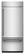Alt View 14. KitchenAid - 36 in. Wide 20.8 cu. ft. Built-In Bottom Mount Refrigerator with Platinum Interior - Stainless Steel with PrintShield Finish.