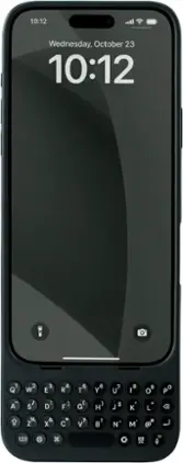 iPhoneアクセサリー Clicks iPhone16pro Black Clicks Keyboard for Apple iPhone 16 Pro Max Onyx CK-6200-4