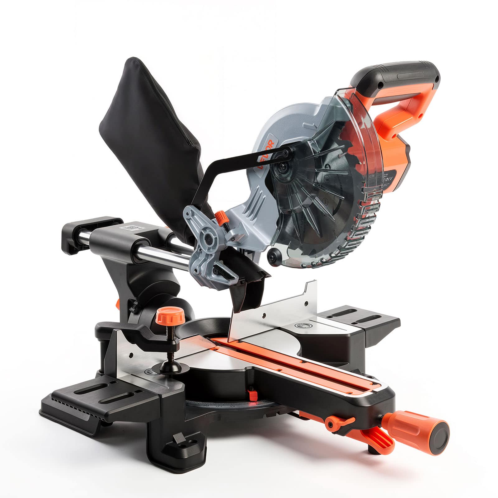 VEVOR - Sliding Compound Miter Saw, 7-1/4 inch Blade, DC 18.5V Cordless Miter Saw, with LED Precision Alignment - Black;Orange price history on PriceWatchPro