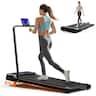 Brick Attic - Walking Pad with Incline & Handle, Portable Under Desk Treadmill for Walking Jogging for Home, Remote Control Low-Noise - Black