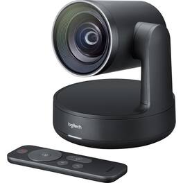 Logitech - Rally Ultra HD PTZ Camera for Meeting Rooms - 3840 x 2160 Video - Auto-focus - Graphite