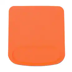 Front. Unique Bargains - Ergonomic Gel Mouse Pad with Wrist Rest Support Memory Foam Mat Non-Slip Base for Office Computers Laptop Keyboard - Orange.
