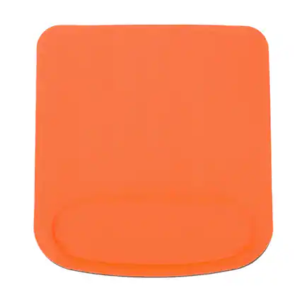 Front. Unique Bargains - Ergonomic Gel Mouse Pad with Wrist Rest Support Memory Foam Mat Non-Slip Base for Office Computers Laptop Keyboard - Orange.
