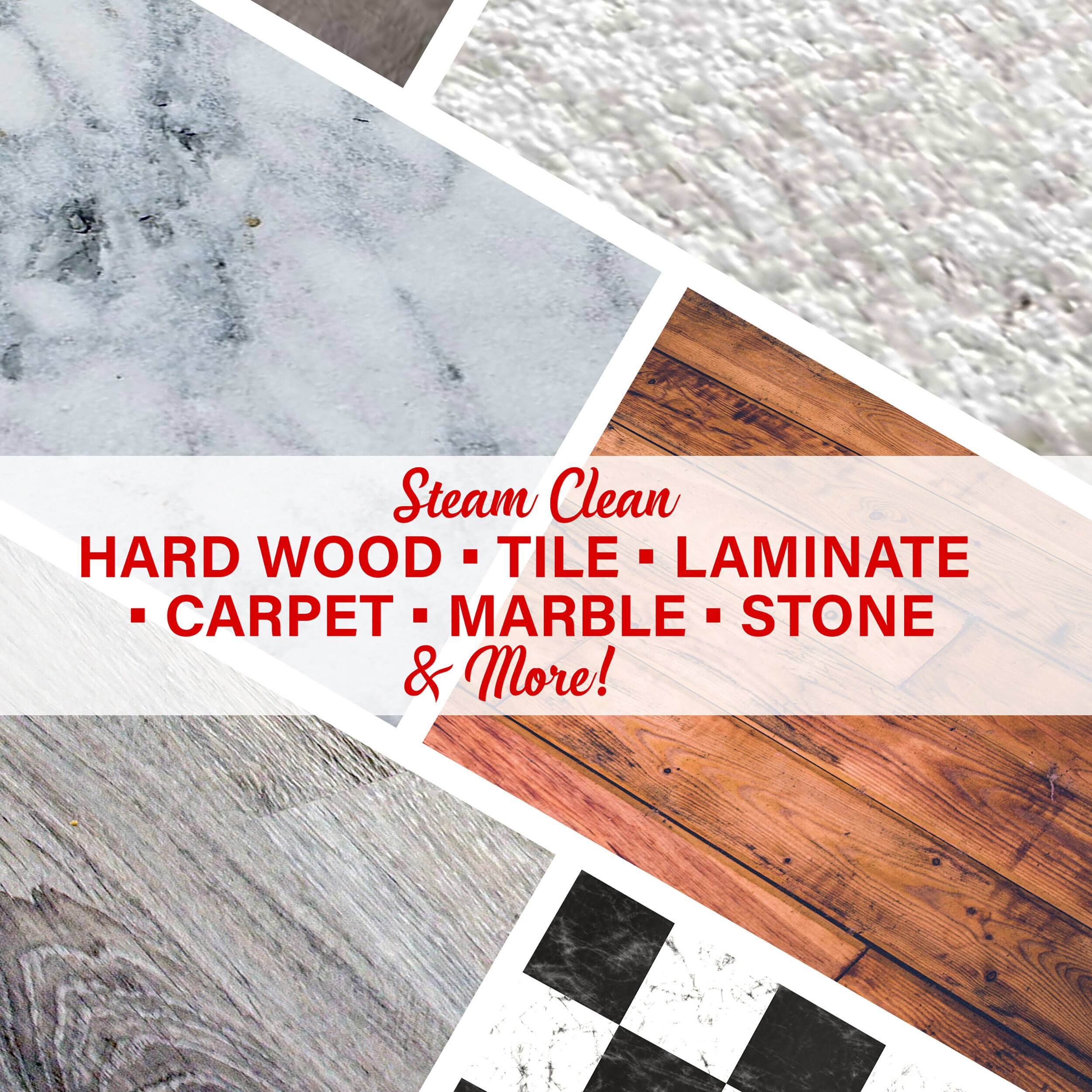 Steam Clean HARD WOOD - TILE - LAMINATE - CARPET - MARBLE - STONE & More!