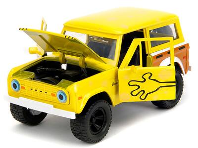 Jada 1973 Ford Bronco w/ Graphics & SpongeBob Figure