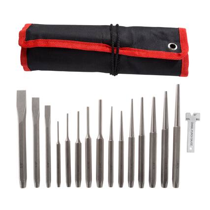 40 MIN. MAX CHISEL-PUNCH GAUGE 5/8 a/e 17% 5/32 3/16 1/4 3/32 1/8 2019 3/16 9I/E 1/4